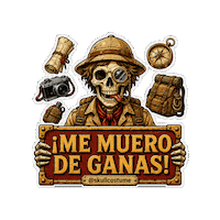 Skull Calavera Sticker