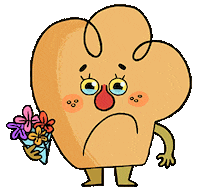 oneeyetiger sad sorry oops triste Sticker