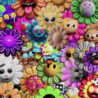 Flower Collage GIF by Evan Hilton