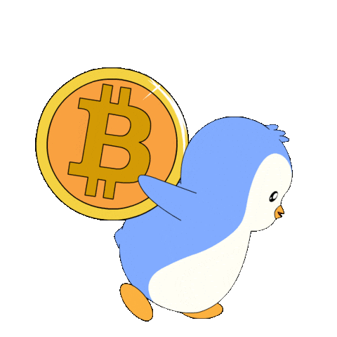 Crypto Penguin Sticker by Pudgy Memez