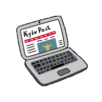 kyivpost media ukraine press writer Sticker