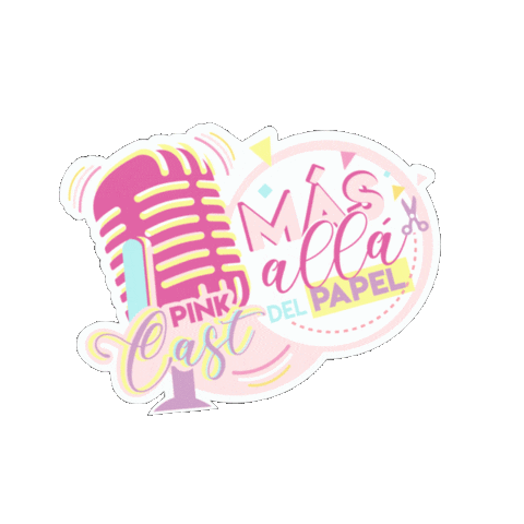Pinktage giphyupload pinktage pinkcast masalldelpapel Sticker