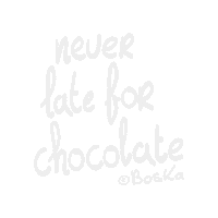 Chocolate Choco Sticker by BOSKA
