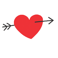 In Love Heart Sticker