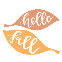 Hello Fall Sticker