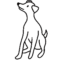 Dog Luna Sticker by BKIND