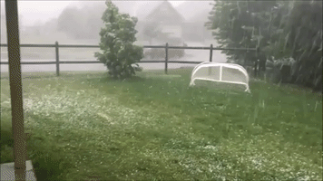 Hailstorm Slams Broken Arrow, Oklahoma