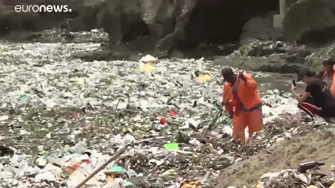 Pollution Plastic Waves GIF by euronews