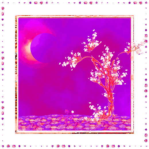 Animation Pink Sticker