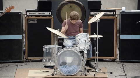 drumming jeff the brotherhood GIF by Infinity Cat Recordings