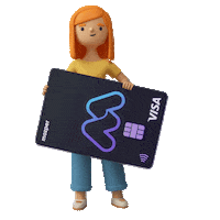 Visa Pix Sticker by Mozper