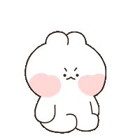 Angry Bunny Sticker