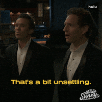 Unsettling Season 17 GIF by It's Always Sunny in Philadelphia