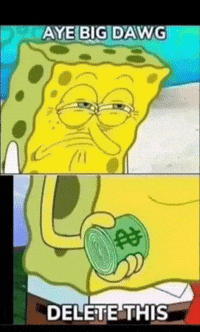 Delete Spongebob Squarepants GIF