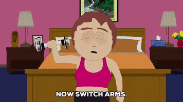 exercise sharon marsh GIF by South Park 