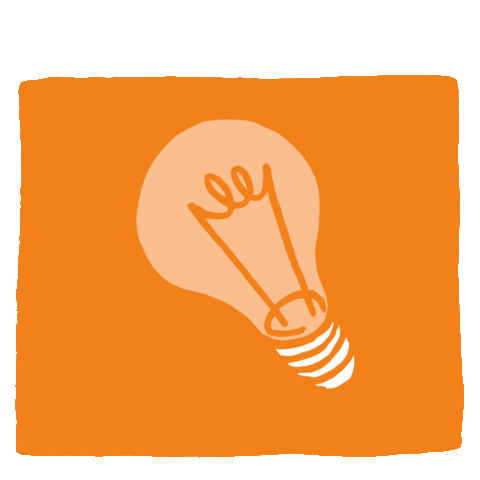 actsforhumanity giphyupload new light idea Sticker