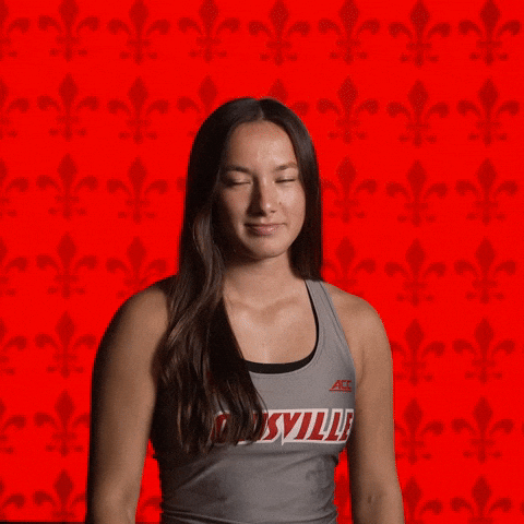 Track Field Go Cards GIF by Louisville Cardinals