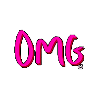 Oh My God Wow Sticker by Lillee Jean