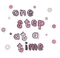 Take It Slow One Step At A Time Sticker