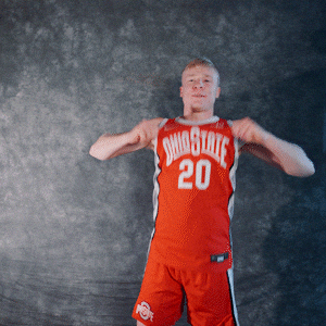 Basketball Buckeye GIF by Ohio State Athletics
