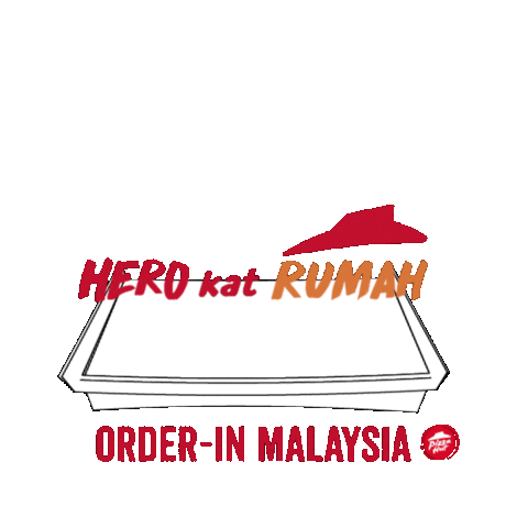 Stay Home Pizza Hut Sticker by Pizza Hut Malaysia