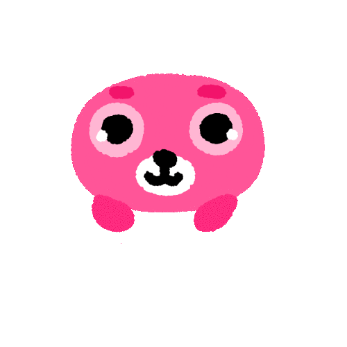 kayawingnut giphyupload pink mascot seal Sticker