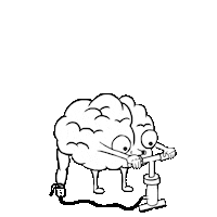 Brain Uhk Sticker by University of Hradec Kralove