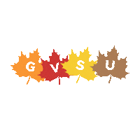 Fall Autumn Sticker by Grand Valley State University