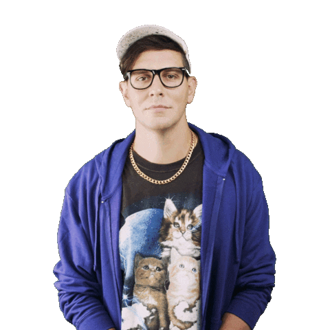 Excited Gabe Saporta Sticker by Cobra Starship