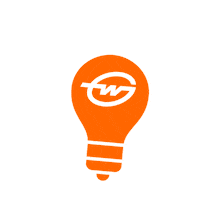 Lightbulb Idee Sticker by Gebrüder Weiss