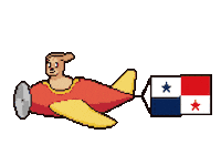 Flag Panama Sticker by Abstract HotDogs