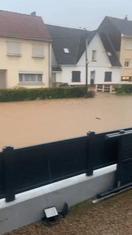 Streets Turn to Rivers as Flooding Hits Northern France