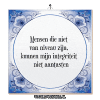 Humor Respect Sticker by Tegelspreuken.nl