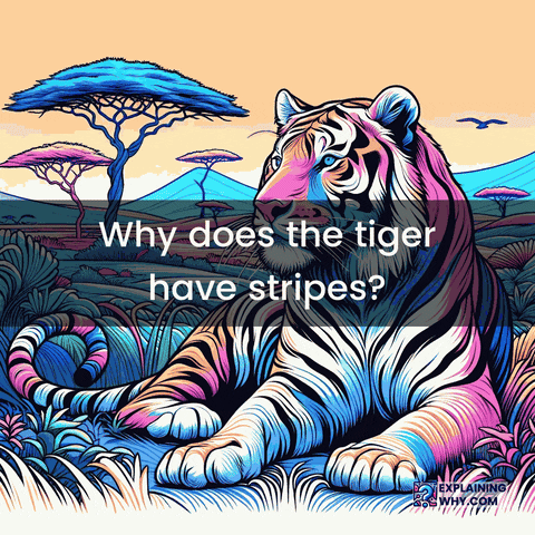 Tiger Camouflage GIF by ExplainingWhy.com