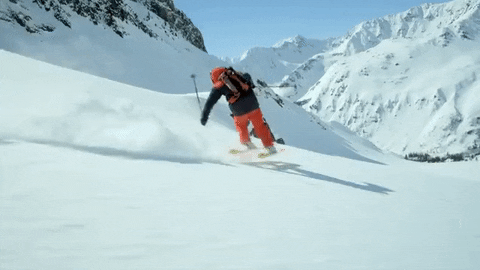skiing GIF