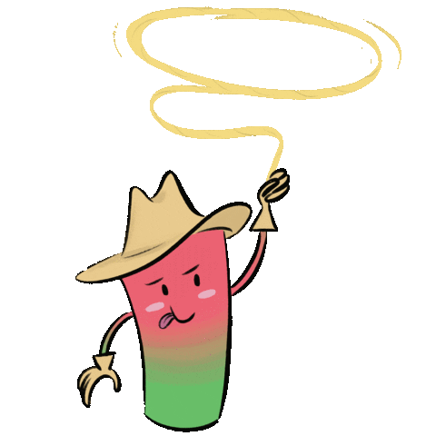 Halloween Cowboy Sticker by AndorasBubble