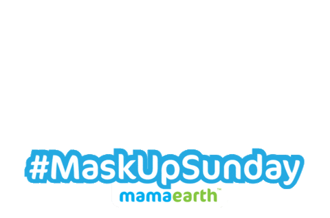 mamaearth giphyupload relax mask sunday Sticker