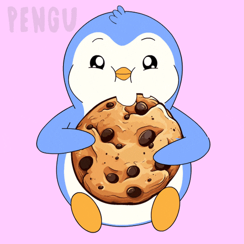 Cookie Monster Eating GIF by Pudgy Penguins