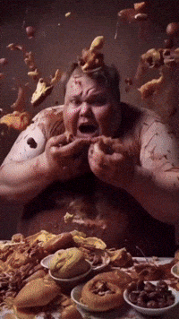 Glitch Eat GIF by systaime