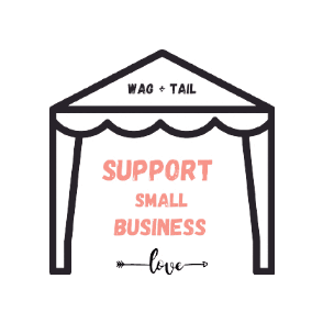 shopwagandtail business shop support shop now Sticker