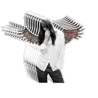 Alexz Johnson Wings Sticker by Kulturalne Media