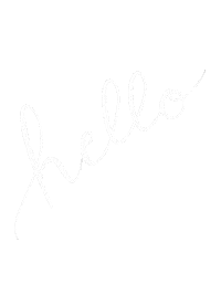 Calligraphy Hello Sticker by Salted Karamel
