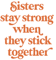 Sister Stay Strong Sticker by Christ Fellowship Church