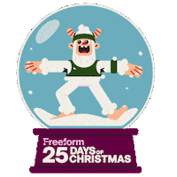 Winter Wonderland Christmas Sticker by Freeform