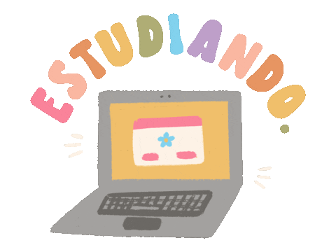 Estudiando Online School Sticker