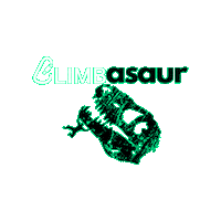 Rock Dinosaur Sticker by DynoClimbDeland