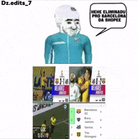 Dzedits7 meme futebol barcelona santos GIF