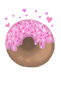Food Pink Sticker