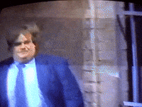 chris farley entrance GIF