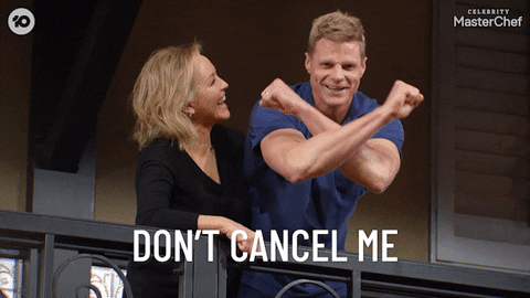 Cancel Celebrity Masterchef GIF by MasterChefAU